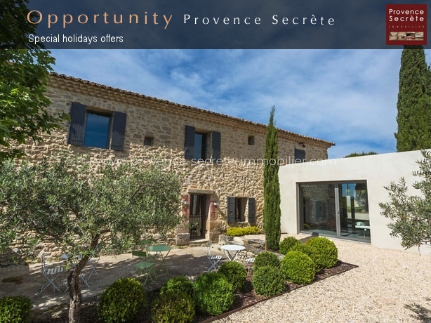 Luxury villa with swimming pool and tennis close to Mont Ventoux